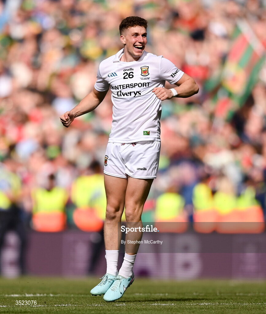 26 July 2026; Cian McHale of Mayo after the GAA Football All-Ireland Senior Championship final match between Kerry and Mayo at Croke Park in Dublin. Photo by Stephen McCarthy/Sportsfile