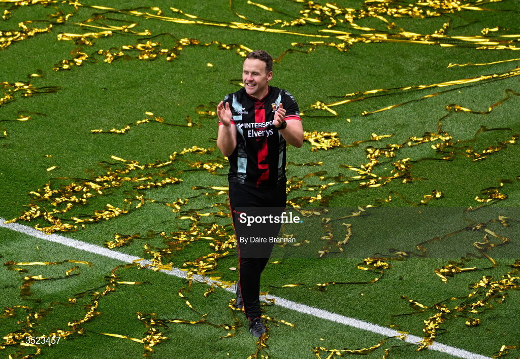 26 July 2026; Mayo manager Andy Moran after the GAA Football All-Ireland Senior Championship final match between Kerry and Mayo at Croke Park in Dublin. Photo by Dáire Brennan/Sportsfile Photo by Daire Brennan/Sportsfile
