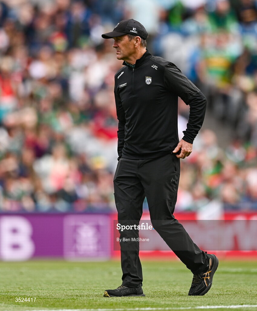 26 July 2026; Kerry manager Jack O'Connor before the GAA Football All-Ireland Senior Championship final match between Kerry and Mayo at Croke Park in Dublin. Photo by Ben McShane/Sportsfile