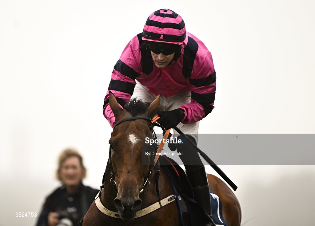 27 July 2026; Timurshah, with Conor Smithers up, celebrate as they win the EASYFIX Iggy Daly Handicap Hurdle on day one of the Galway Races Summer Festival at Ballybrit Racecourse in Galway. Photo by David Fitzgerald/Sportsfile
