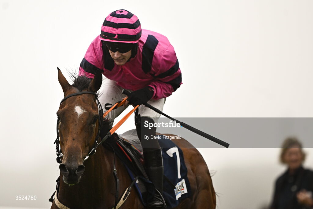 27 July 2026; Timurshah, with Conor Smithers up, celebrate as they win the EASYFIX Iggy Daly Handicap Hurdle on day one of the Galway Races Summer Festival at Ballybrit Racecourse in Galway. Photo by David Fitzgerald/Sportsfile