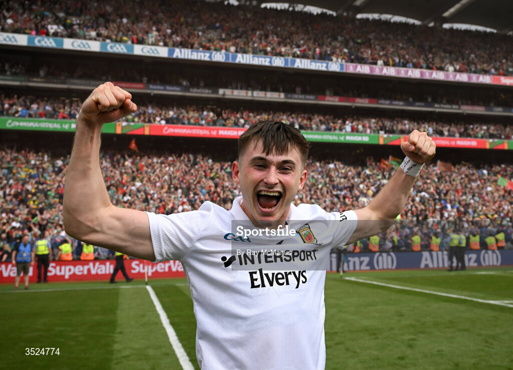 26 July 2026; Eoin McGreal of Mayo after the GAA Football All-Ireland Senior Championship final match between Kerry and Mayo at Croke Park in Dublin. Photo by Ray McManus/Sportsfile