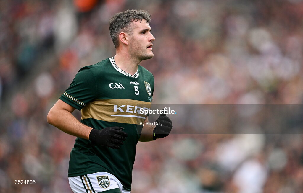 26 July 2026; Graham O'Sullivan of Kerry during the GAA Football All-Ireland Senior Championship final match between Kerry and Mayo at Croke Park in Dublin. Photo by Seb Daly/Sportsfile