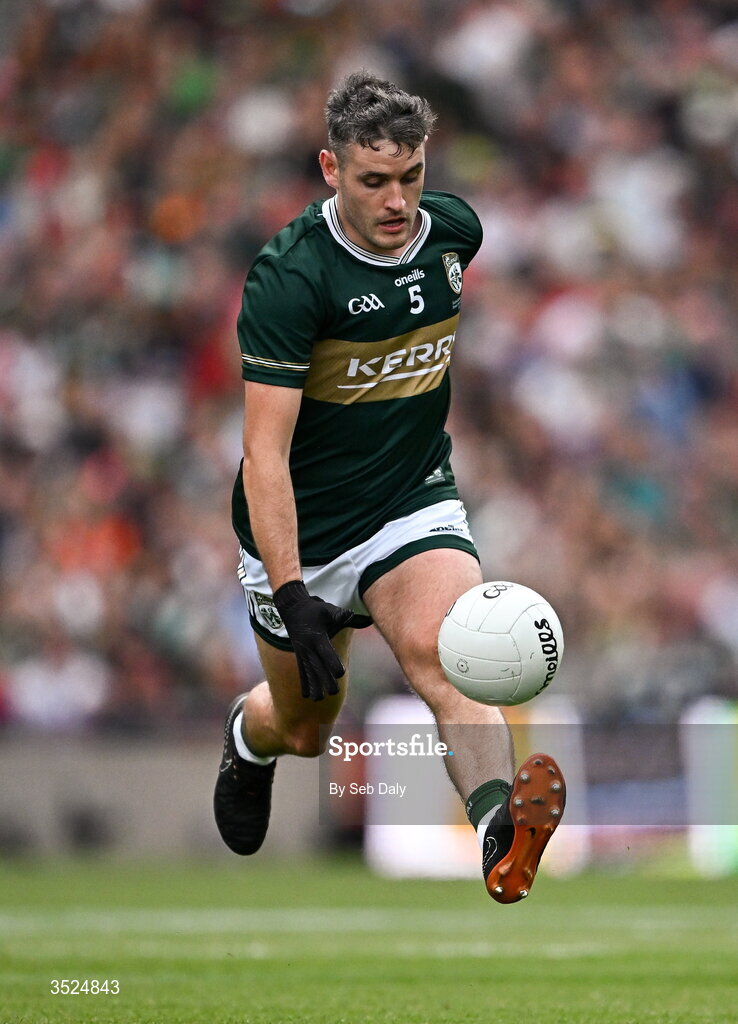 26 July 2026; Graham O'Sullivan of Kerry during the GAA Football All-Ireland Senior Championship final match between Kerry and Mayo at Croke Park in Dublin. Photo by Seb Daly/Sportsfile