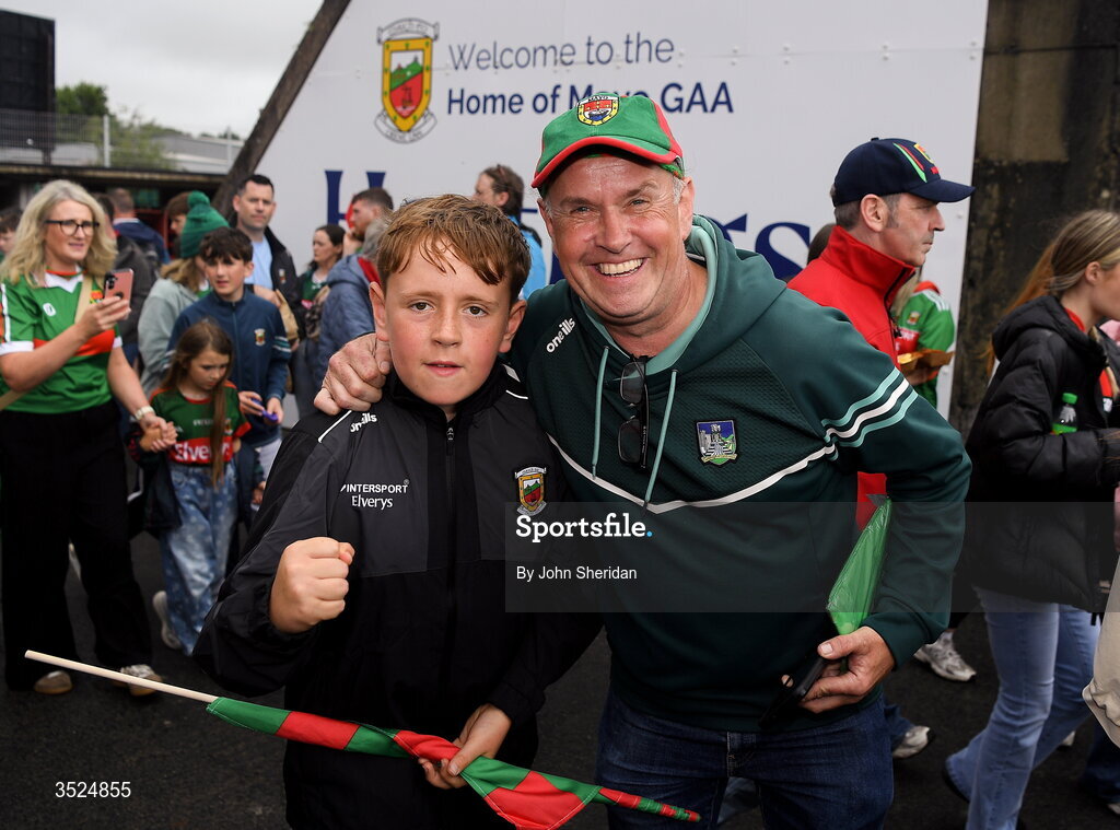 27 July 2026; Mayo supporters during the homecoming at Castlebar in Mayo, after being crowned All-Ireland Senior Football champions following their victory over Kerry in the GAA All-Ireland Senior Football Championship final at Croke Park on Sunday. Photo by John Sheridan/Sportsfile
