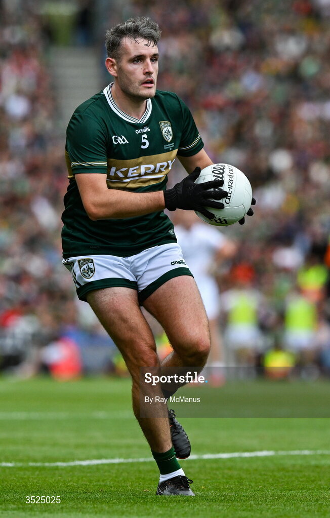 26 July 2026; Graham O'Sullivan of Kerry during the GAA Football All-Ireland Senior Championship final match between Kerry and Mayo at Croke Park in Dublin. Photo by Ray McManus/Sportsfile