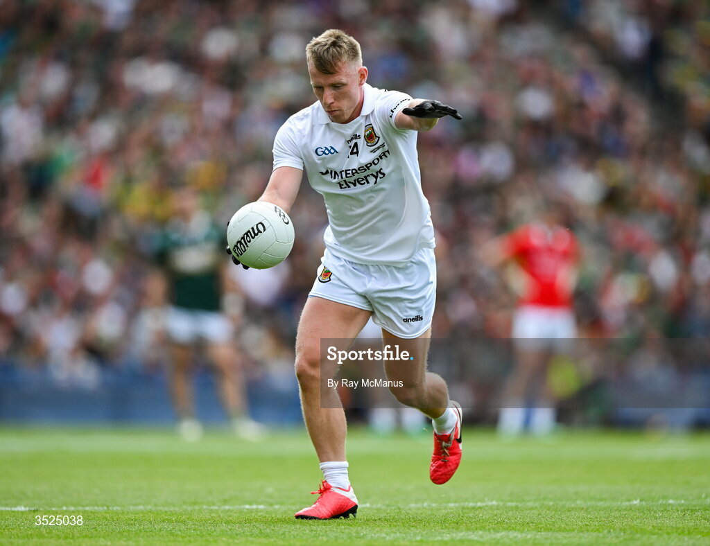 26 July 2026; Ryan O'Donoghue of Mayo during the GAA Football All-Ireland Senior Championship final match between Kerry and Mayo at Croke Park in Dublin. Photo by Ray McManus/Sportsfile