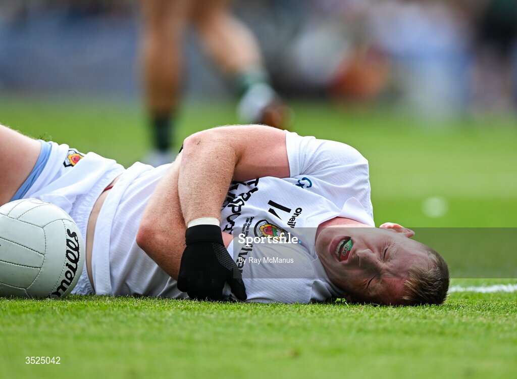 26 July 2026; Ryan O'Donoghue of Mayo during the GAA Football All-Ireland Senior Championship final match between Kerry and Mayo at Croke Park in Dublin. Photo by Ray McManus/Sportsfile