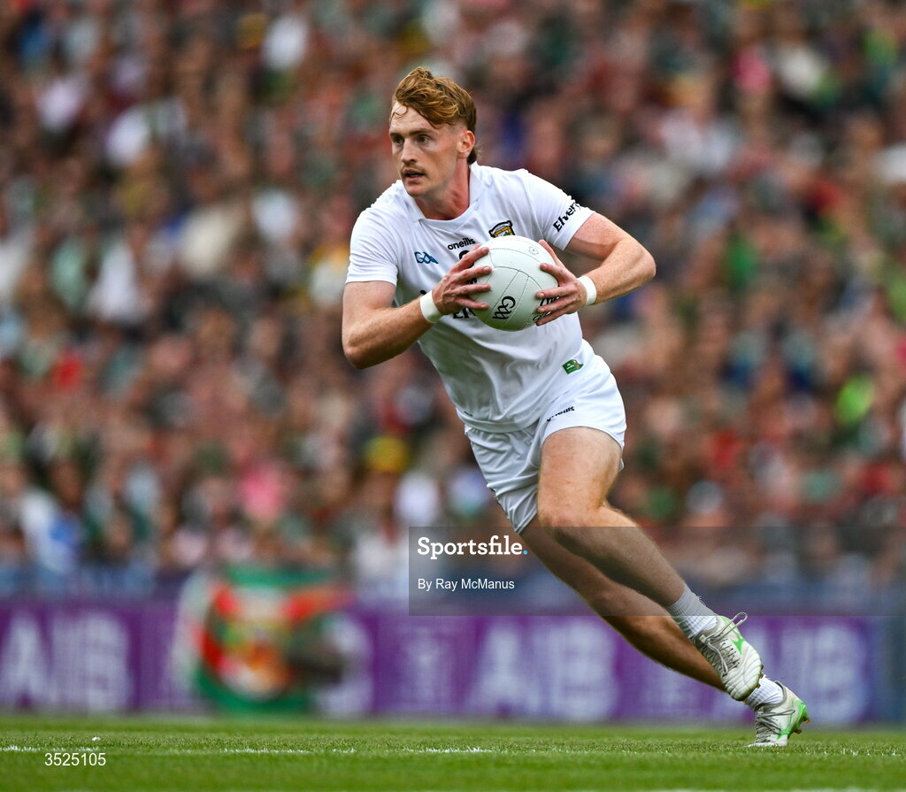 26 July 2026; Jack Carney of Mayo during the GAA Football All-Ireland Senior Championship final match between Kerry and Mayo at Croke Park in Dublin. Photo by Ray McManus/Sportsfile