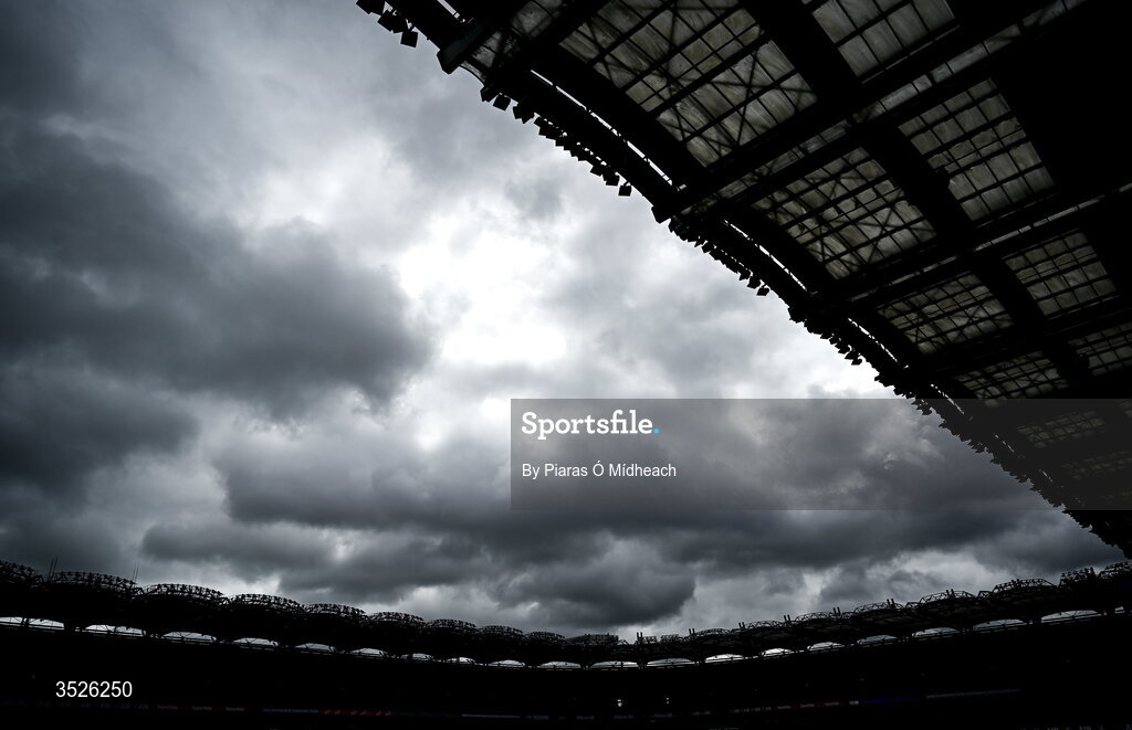26 July 2026; A general view inside Croke Park before the GAA Football All-Ireland Senior Championship final match between Kerry and Mayo at Croke Park in Dublin. Photo by Piaras Ó Mídheach/Sportsfile