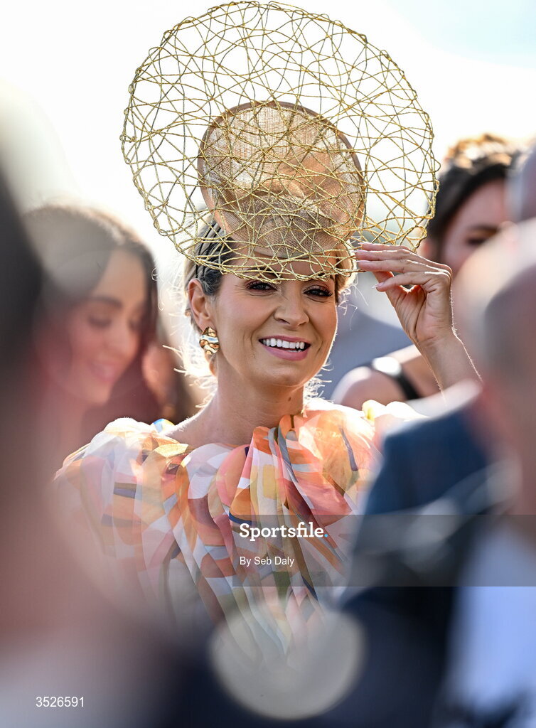 29 July 2026; Racegeor Natasha Kelly, from Castlegar, Galway, during day three of the Galway Races Summer Festival at Ballybrit Racecourse in Galway. Photo by Seb Daly/Sportsfile