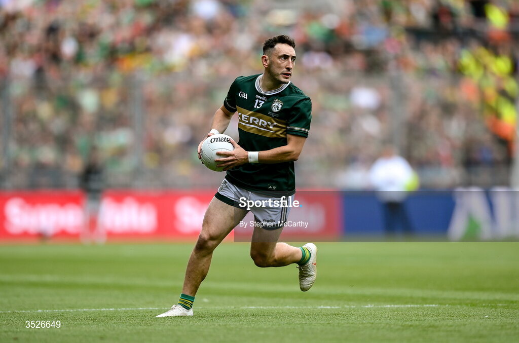 26 July 2026; Paudie Clifford of Kerry during the GAA Football All-Ireland Senior Championship final match between Kerry and Mayo at Croke Park in Dublin. Photo by Stephen McCarthy/Sportsfile