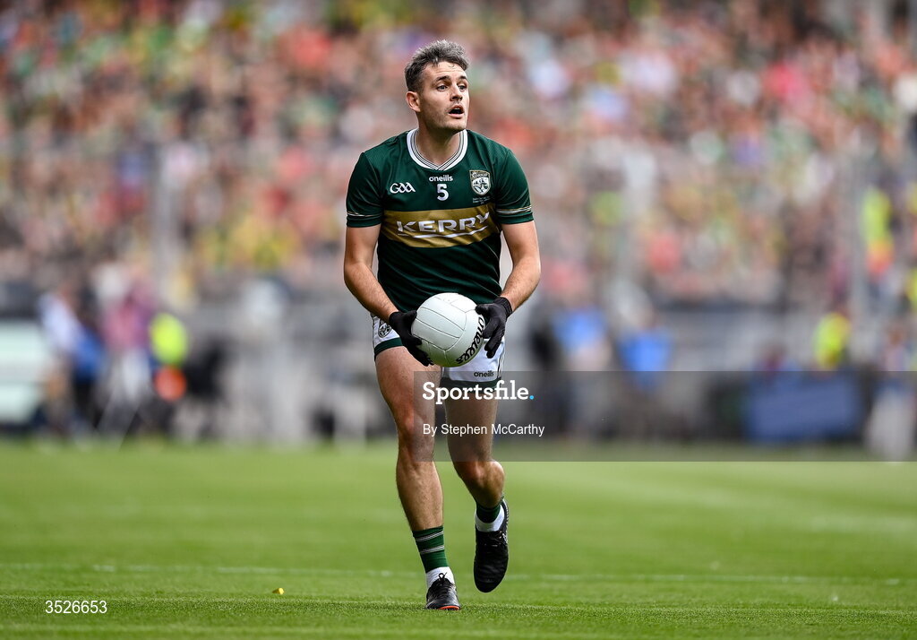 26 July 2026; Graham O'Sullivan of Kerry during the GAA Football All-Ireland Senior Championship final match between Kerry and Mayo at Croke Park in Dublin. Photo by Stephen McCarthy/Sportsfile