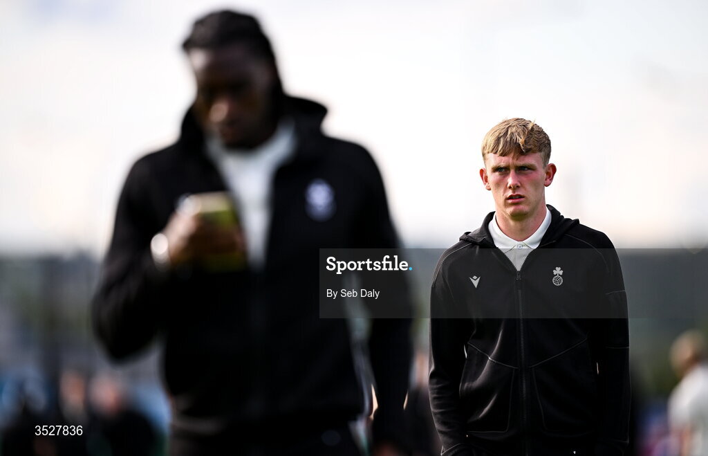 31 July 2026; Michael Noonan of Shamrock Rovers before the SSE Airtricity Men’s Premier Division match between Drogheda United and Shamrock Rovers at Sullivan & Lambe Park in Drogheda, Louth. Photo by Seb Daly/Sportsfile