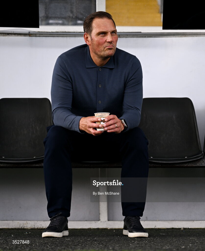 31 July 2026; Sligo Rovers manager Darren Purse before the SSE Airtricity Premier Division match between Dundalk and Sligo Rovers at Oriel Park in Dundalk, Louth. Photo by Ben McShane/Sportsfile