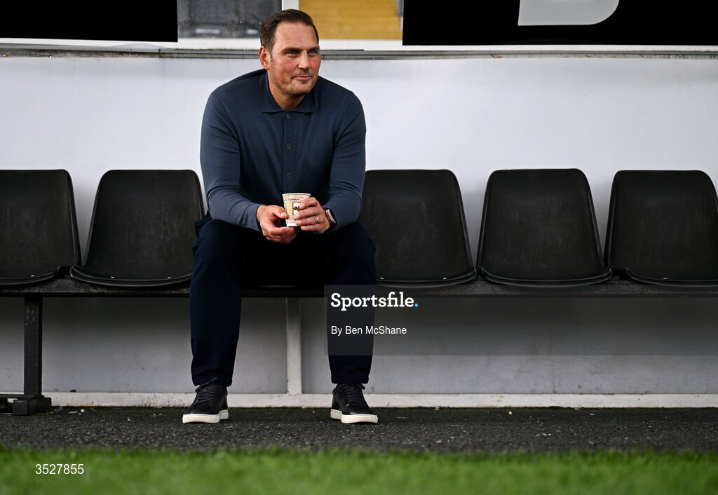 31 July 2026; Sligo Rovers manager Darren Purse before the SSE Airtricity Premier Division match between Dundalk and Sligo Rovers at Oriel Park in Dundalk, Louth. Photo by Ben McShane/Sportsfile