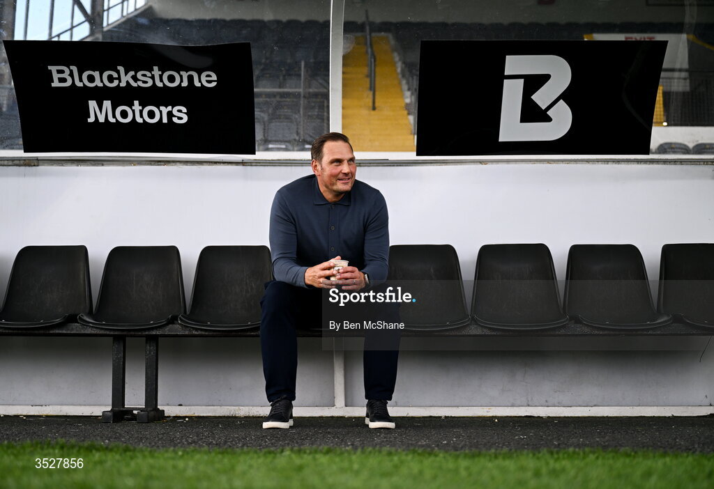31 July 2026; Sligo Rovers manager Darren Purse before the SSE Airtricity Premier Division match between Dundalk and Sligo Rovers at Oriel Park in Dundalk, Louth. Photo by Ben McShane/Sportsfile