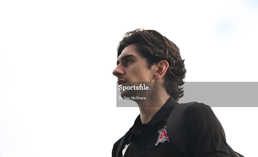 31 July 2026; Harry Groome of Dundalk before the SSE Airtricity Premier Division match between Dundalk and Sligo Rovers at Oriel Park in Dundalk, Louth. Photo by Ben McShane/Sportsfile