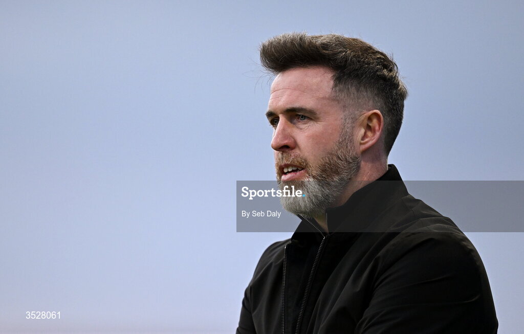 31 July 2026; Shamrock Rovers manager Stephen Bradley during the SSE Airtricity Men’s Premier Division match between Drogheda United and Shamrock Rovers at Sullivan & Lambe Park in Drogheda, Louth. Photo by Seb Daly/Sportsfile