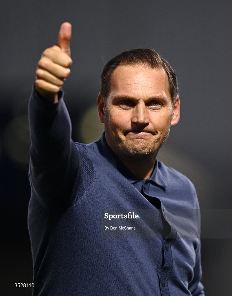 31 July 2026; Sligo Rovers manager Darren Purse after the SSE Airtricity Premier Division match between Dundalk and Sligo Rovers at Oriel Park in Dundalk, Louth. Photo by Ben McShane/Sportsfile