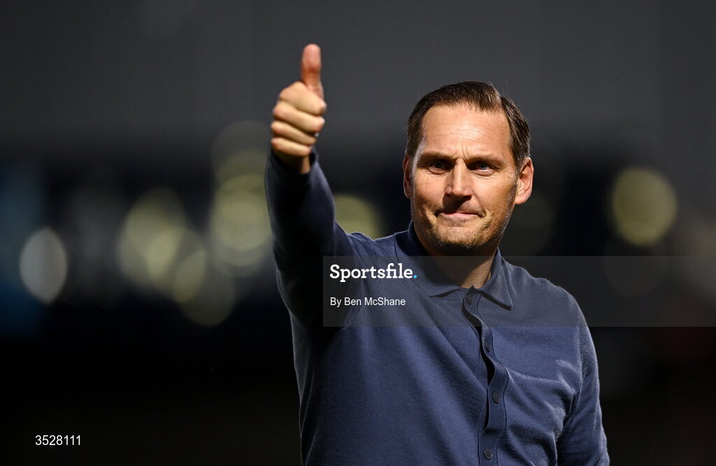 31 July 2026; Sligo Rovers manager Darren Purse after the SSE Airtricity Premier Division match between Dundalk and Sligo Rovers at Oriel Park in Dundalk, Louth. Photo by Ben McShane/Sportsfile