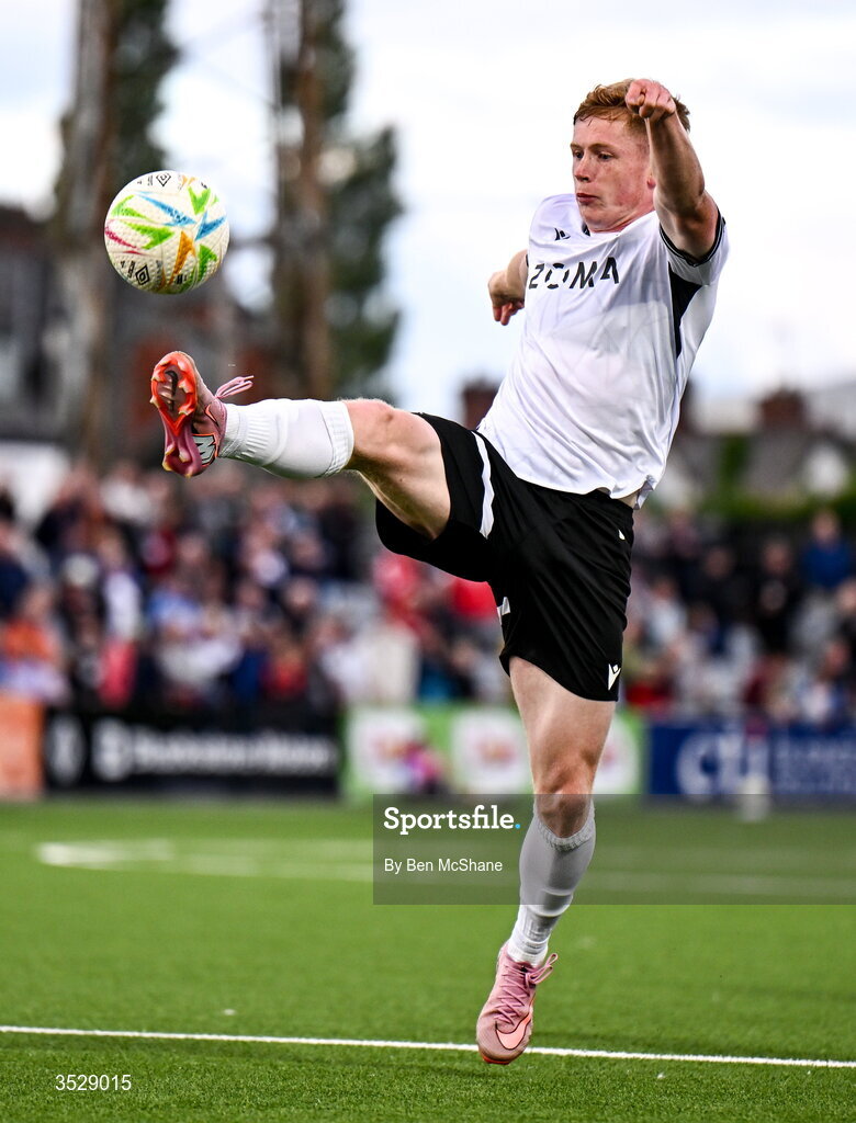 31 July 2026; Cian Dillon of Dundalk during the SSE Airtricity Premier Division match between Dundalk and Sligo Rovers at Oriel Park in Dundalk, Louth. Photo by Ben McShane/Sportsfile