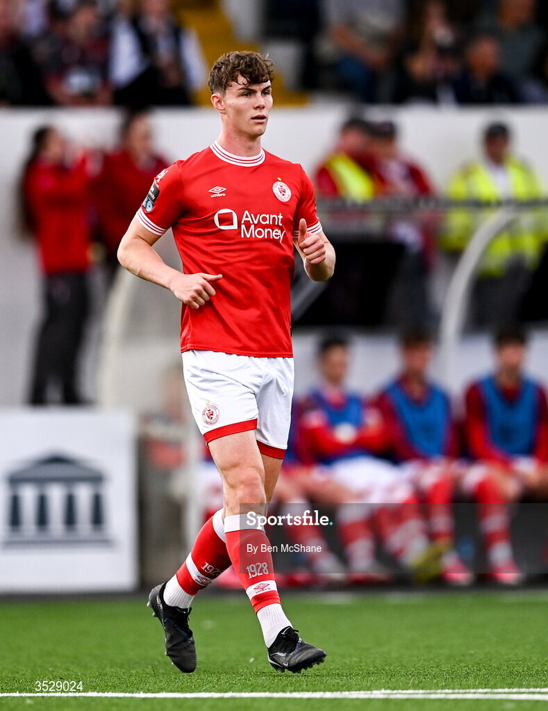 31 July 2026; Gareth McElroy of Sligo Rovers during the SSE Airtricity Premier Division match between Dundalk and Sligo Rovers at Oriel Park in Dundalk, Louth. Photo by Ben McShane/Sportsfile