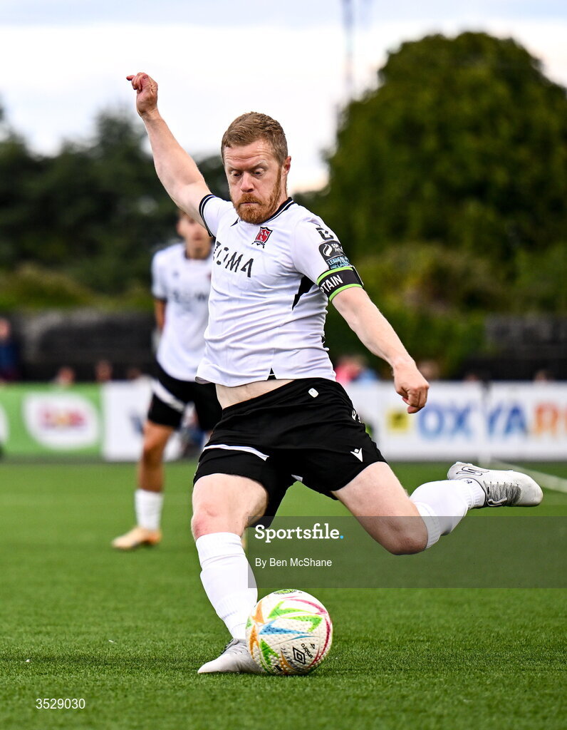 31 July 2026; Daryl Horgan of Dundalk during the SSE Airtricity Premier Division match between Dundalk and Sligo Rovers at Oriel Park in Dundalk, Louth. Photo by Ben McShane/Sportsfile