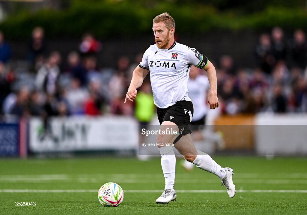 31 July 2026; Daryl Horgan of Dundalk during the SSE Airtricity Premier Division match between Dundalk and Sligo Rovers at Oriel Park in Dundalk, Louth. Photo by Ben McShane/Sportsfile