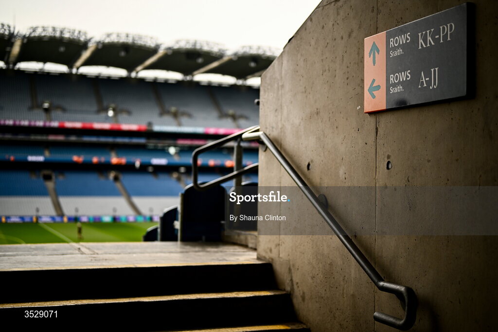2 August 2026; A general view ahead of the LGFA TG4 All-Ireland Senior Championship final match between Galway and Kerry at Croke Park in Dublin. Photo by Shauna Clinton/Sportsfile