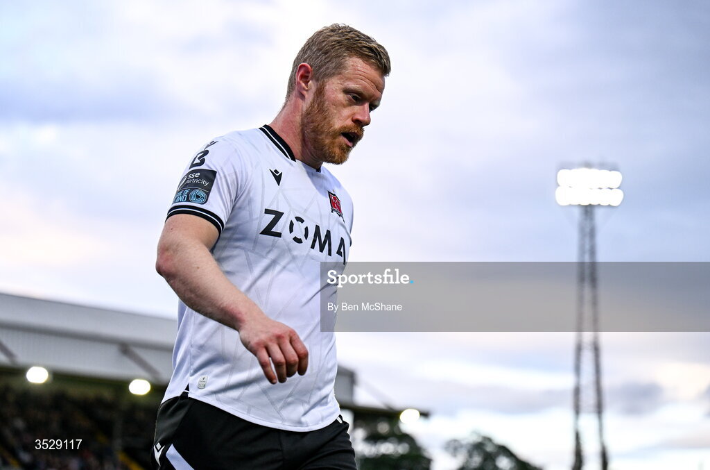 31 July 2026; Daryl Horgan of Dundalk during the SSE Airtricity Premier Division match between Dundalk and Sligo Rovers at Oriel Park in Dundalk, Louth. Photo by Ben McShane/Sportsfile