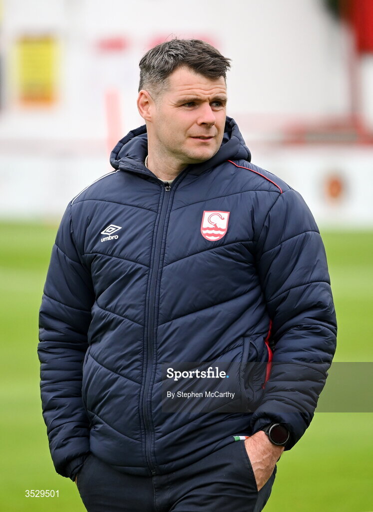 2 August 2026; St Patrick's Athletic sports performance coach Kevin McManamon before the SSE Airtricity Men's Premier Division match between St Patrick's Athletic and Derry City at Richmond Park in Dublin. Photo by Stephen McCarthy/Sportsfile