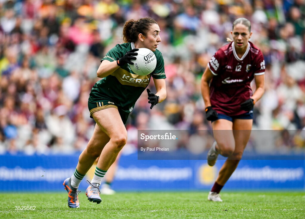 2 August 2026; Aishling O’Connell of Kerry during the LGFA TG4 All-Ireland Senior Championship final match between Galway and Kerry at Croke Park in Dublin. Photo by Paul Phelan/Sportsfile