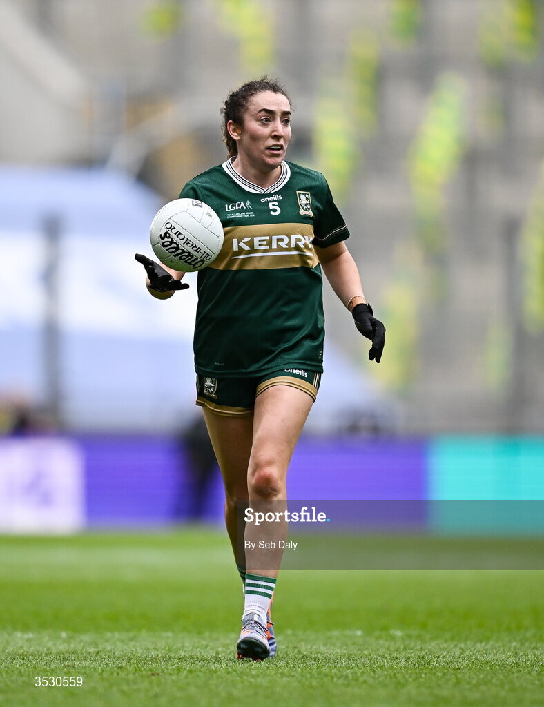2 August 2026; Aishling O’Connell of Kerry during the LGFA TG4 All-Ireland Senior Championship final match between Galway and Kerry at Croke Park in Dublin. Photo by Seb Daly/Sportsfile