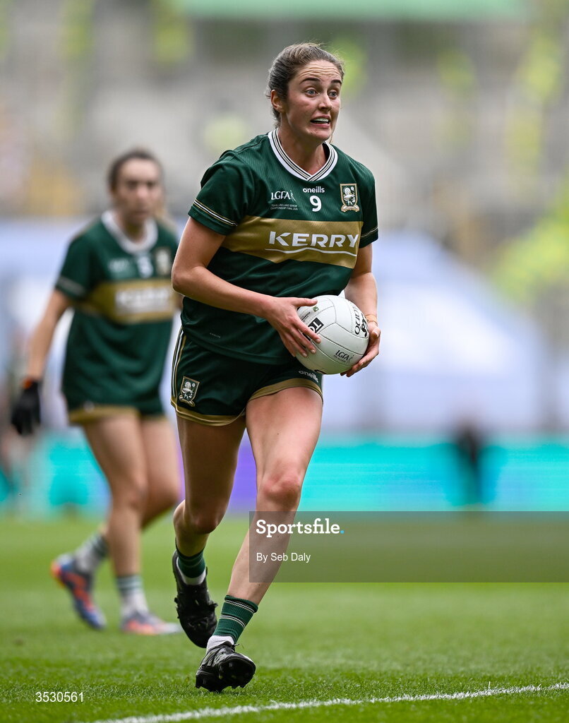 2 August 2026; Mary O’Connell of Kerry during the LGFA TG4 All-Ireland Senior Championship final match between Galway and Kerry at Croke Park in Dublin. Photo by Seb Daly/Sportsfile