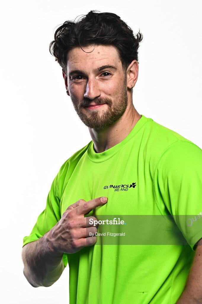 7 August 2026; Daniel Fox during the Gymnastics Ireland content gathering day at the Sport Ireland National Gymnastics Training Centre in Dublin. Photo by David Fitzgerald/Sportsfile