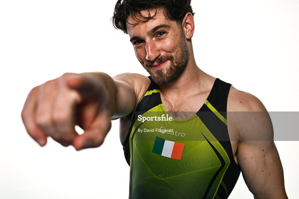 7 August 2026; Daniel Fox during the Gymnastics Ireland content gathering day at the Sport Ireland National Gymnastics Training Centre in Dublin. Photo by David Fitzgerald/Sportsfile