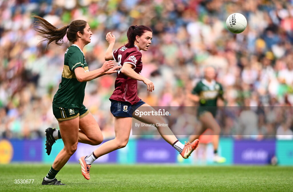 2 August 2026; Eva Noone of Galway during the LGFA TG4 All-Ireland Senior Championship final match between Galway and Kerry at Croke Park in Dublin. Photo by Shauna Clinton/Sportsfile