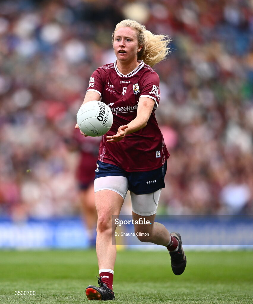 2 August 2026; Louise Ward of Galway during the LGFA TG4 All-Ireland Senior Championship final match between Galway and Kerry at Croke Park in Dublin. Photo by Shauna Clinton/Sportsfile
