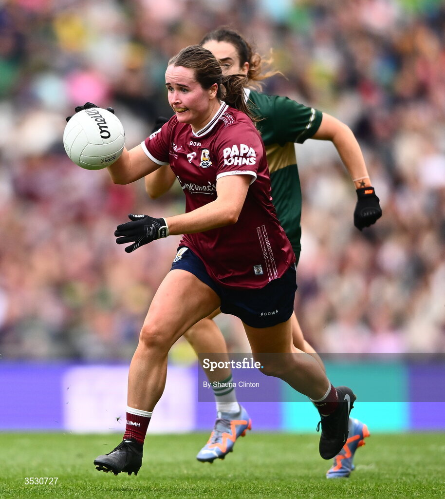 2 August 2026; Nicola Ward of Galway during the LGFA TG4 All-Ireland Senior Championship final match between Galway and Kerry at Croke Park in Dublin. Photo by Shauna Clinton/Sportsfile