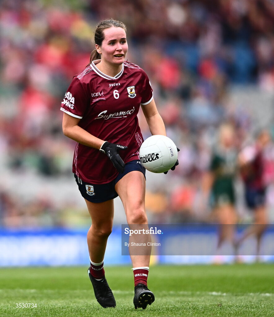 2 August 2026; Nicola Ward of Galway during the LGFA TG4 All-Ireland Senior Championship final match between Galway and Kerry at Croke Park in Dublin. Photo by Shauna Clinton/Sportsfile