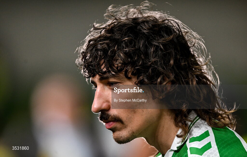 5 August 2026; Héctor Bellerín of Real Betis after the pre-season friendly match between Arsenal and Real Betis at the Aviva Stadium in Dublin. Photo by Stephen McCarthy/Sportsfile
