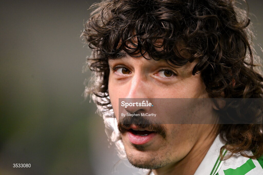 5 August 2026; Héctor Bellerín of Real Betis after the pre-season friendly match between Arsenal and Real Betis at the Aviva Stadium in Dublin. Photo by Stephen McCarthy/Sportsfile