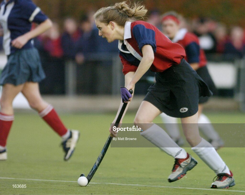 17 December 2004; Jenni Boate, Wesley College. Schoolgirls Leinster Premier League, Mount Anville v Wesley College, Grange Road, Dublin. Picture credit; Matt Browne / SPORTSFILE