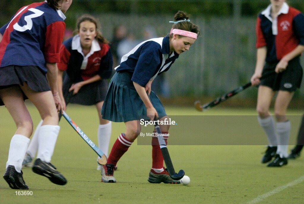 17 December 2004; Juliette Gilligan, Mount Anville. Schoolgirls Leinster Premier League, Mount Anville v Wesley College, Grange Road, Dublin. Picture credit; Matt Browne / SPORTSFILE