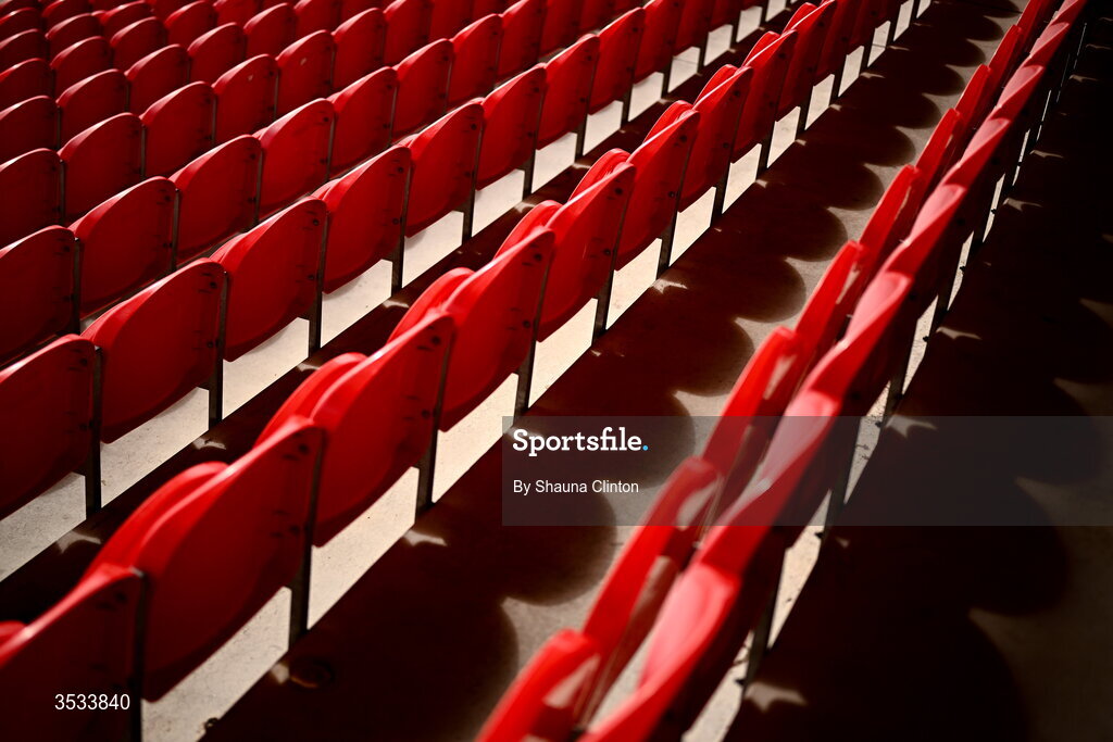 8 August 2026; A detailed view ahead of the Vodafone Womens Interprovincial Championship Round 1 match between Munster and Leinster at Virgin Media Park in Cork. Photo by Shauna Clinton/Sportsfile