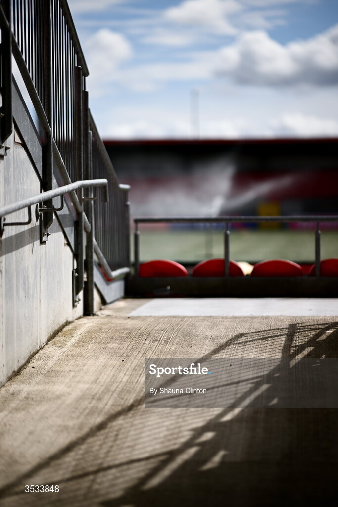 8 August 2026; A detailed view ahead of the Vodafone Womens Interprovincial Championship Round 1 match between Munster and Leinster at Virgin Media Park in Cork. Photo by Shauna Clinton/Sportsfile