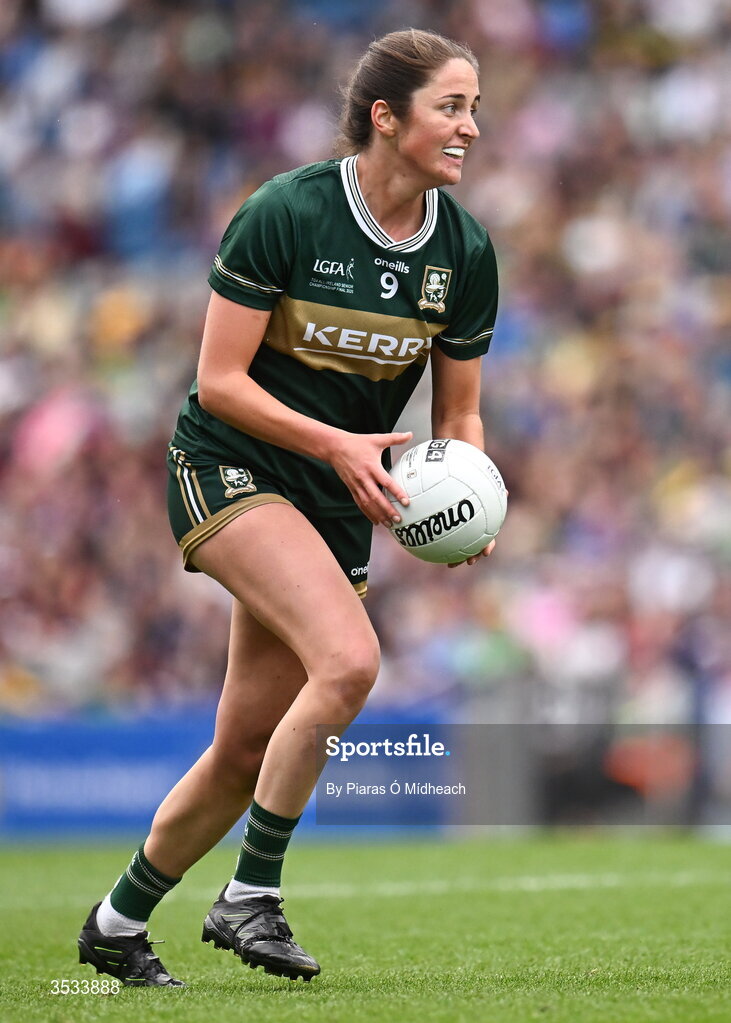 2 August 2026; Mary O’Connell of Kerry during the LGFA TG4 All-Ireland Senior Championship final match between Galway and Kerry at Croke Park in Dublin. Photo by Piaras Ó Mídheach/Sportsfile