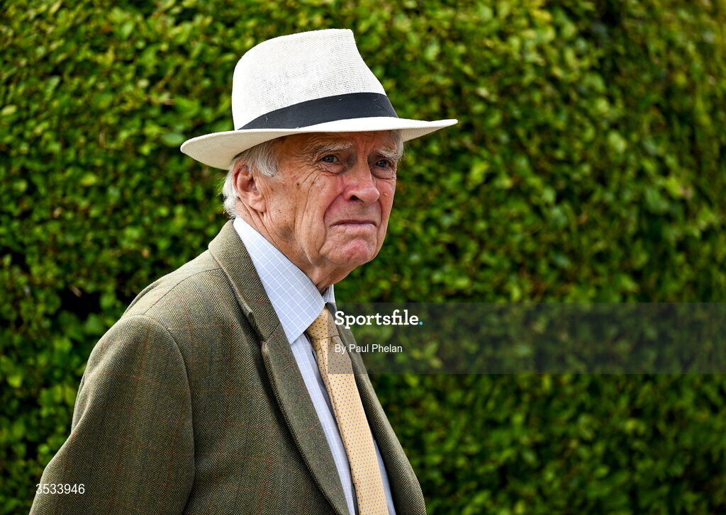 8 August 2026; Showjumping spectator George Butler, from Coleraine, Derry, during day four of the Gallagher Dublin Horse Show at the RDS in Dublin. Photo by Paul Phelan/Sportsfile