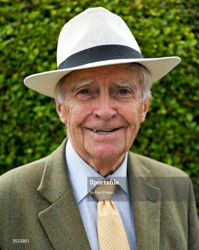 8 August 2026; Showjumping spectator George Butler, from Coleraine, Derry, during day four of the Gallagher Dublin Horse Show at the RDS in Dublin. Photo by Paul Phelan/Sportsfile